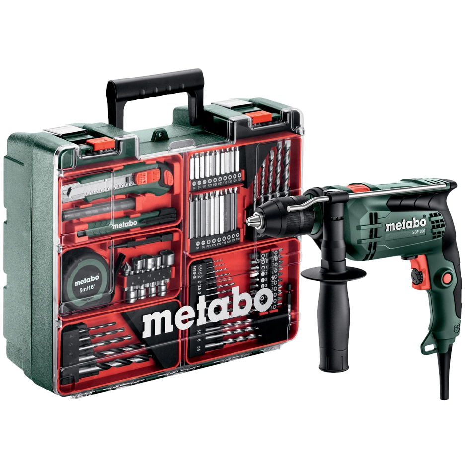 Дриль ударний · Metabo SBE 650 Mobile Workshop (600742870)