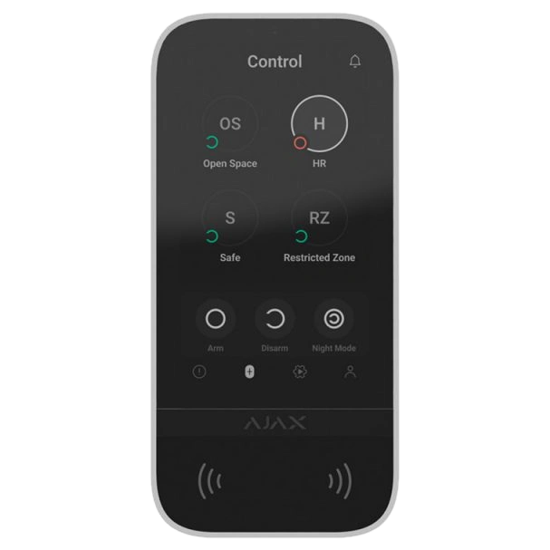 Клавіатура · Ajax KeyPad TouchScreen (8EU) white