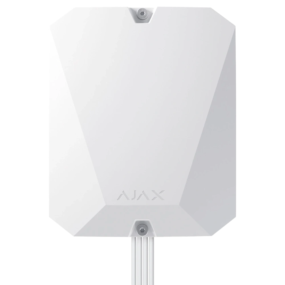 Superior Hub Hybrid (4G) white Fibra · Дротова охоронна централь Ajax