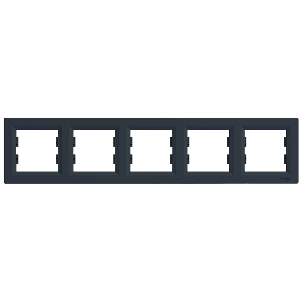РАМКА П'ЯТИМІСНА ГОРИЗОНТАЛЬНА, АНТРАЦИТ · Schneider Electric Asfora EPH5800571