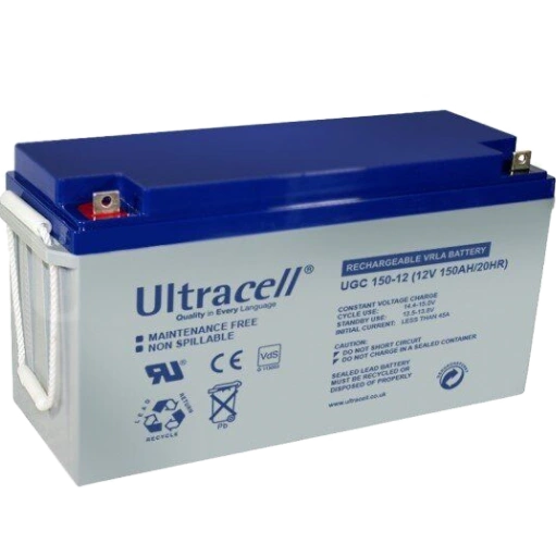 Свинцево-кислотна акумуляторна батарея · Ultracell UCG150-12 150А•г 12В гелева