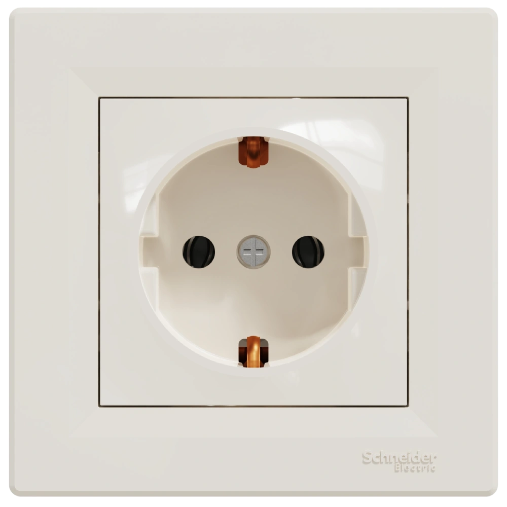 РОЗЕТКА З ЗАЗЕМЛЕННЯМ · Schneider Electric Asfora EPH2900123
