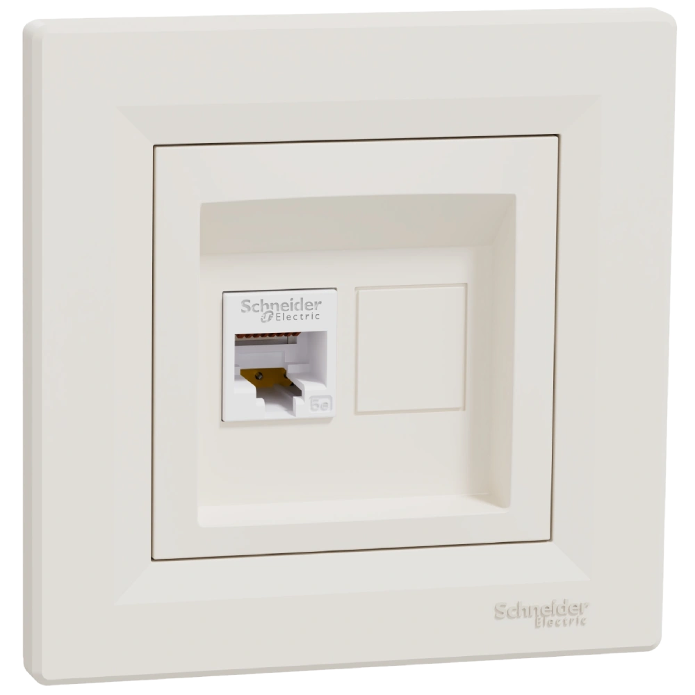 РОЗЕТКА КОМП'ЮТЕРНА RJ45 UTP КАТ. 5Е · Schneider Electric Asfora EPH4300123