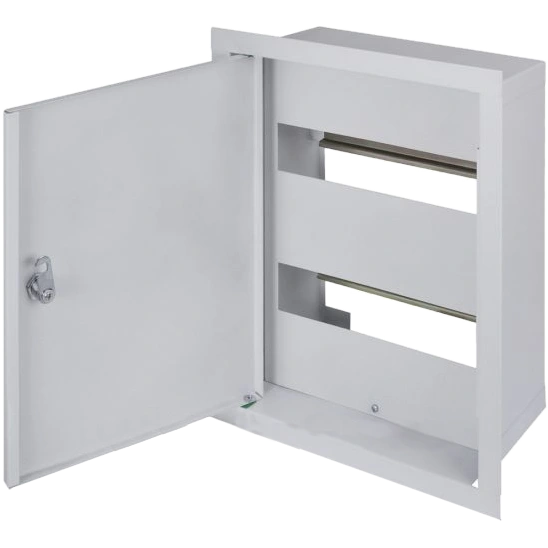 Шафа металева, під 24 мод., що вбудовується, з замком · E.NEXT e.mbox.stand.w.24.z