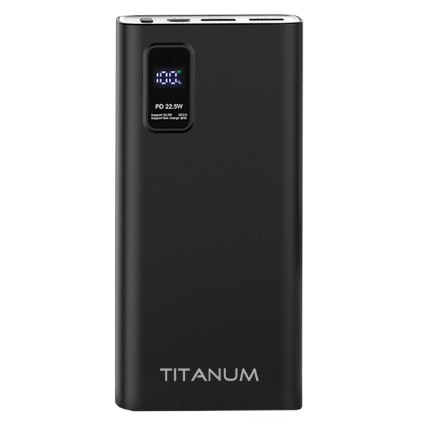 Повербанк · TITANUM 727S 20000mAh 22.5W Black