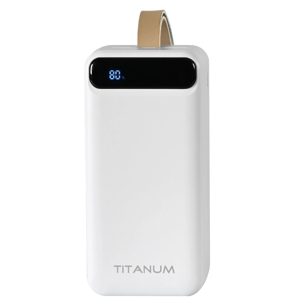Повербанк · TITANUM 741S 22.5W White 50000mAh