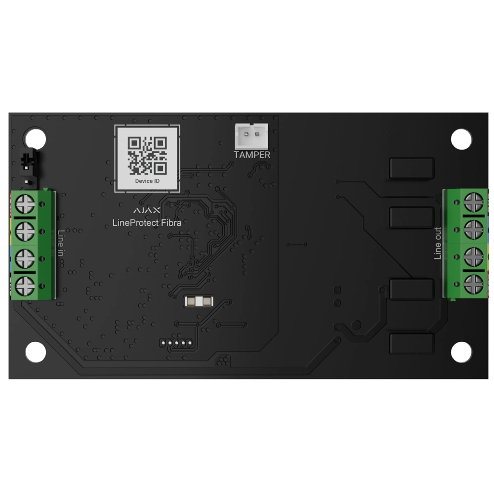Superior LineProtect ASP Fibra · Модуль для захисту пристроїв від короткого замикання та саботажу Ajax