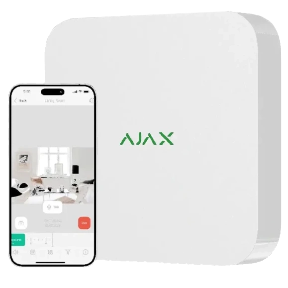 Відеореєстратор · Ajax NVR (8ch) (8EU) white