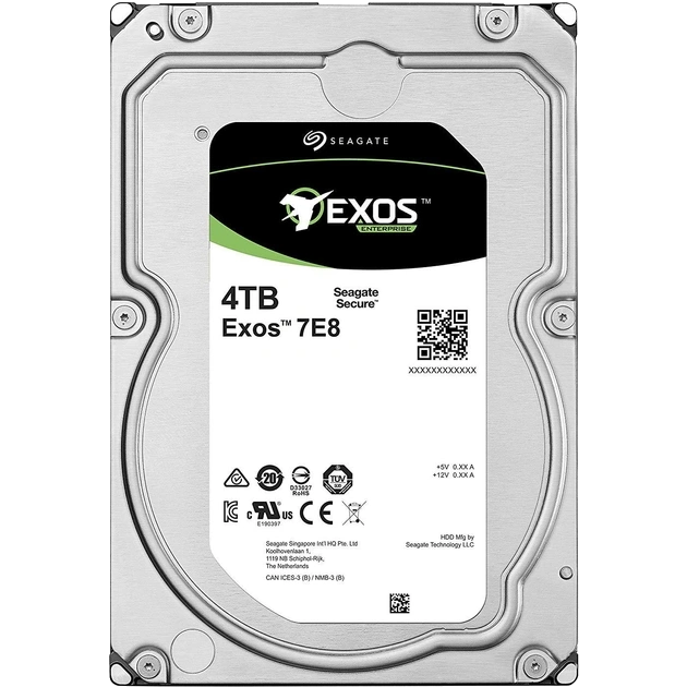Жорсткий диск SATA 4TB 7200RPM 6GB/S 256MB · SEAGATE ST4000NM002A
