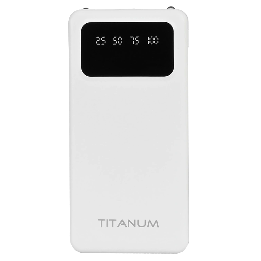 Повербанк · TITANUM OL21 White 10000mAh