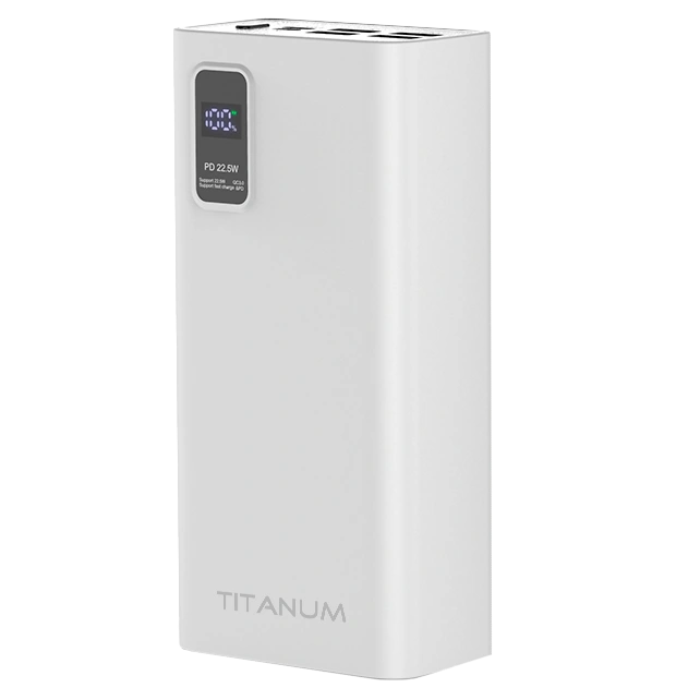 Повербанк · TITANUM 728S 30000mAh 22.5W White