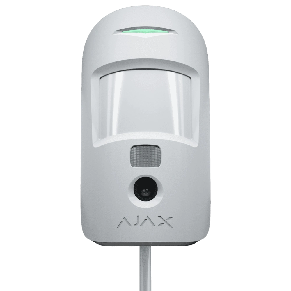 Superior MotionCam (PhOD) white Fibra · Дротовий сповіщувач руху з камерою Ajax