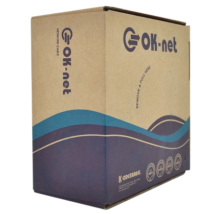 Кабель для зовн. робіт, з жилами живлення, 305 м · OK-Net КПП-ВП (100) 4*2*0,51+2*0,75 мм2 (U/UTP-cat.5Е)