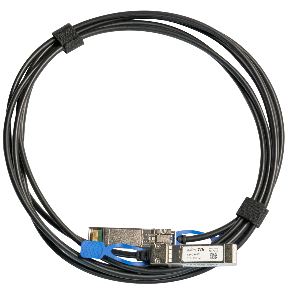 DAC кабель · MikroTik SFP28 1m direct attach cable (XS+DA0001)