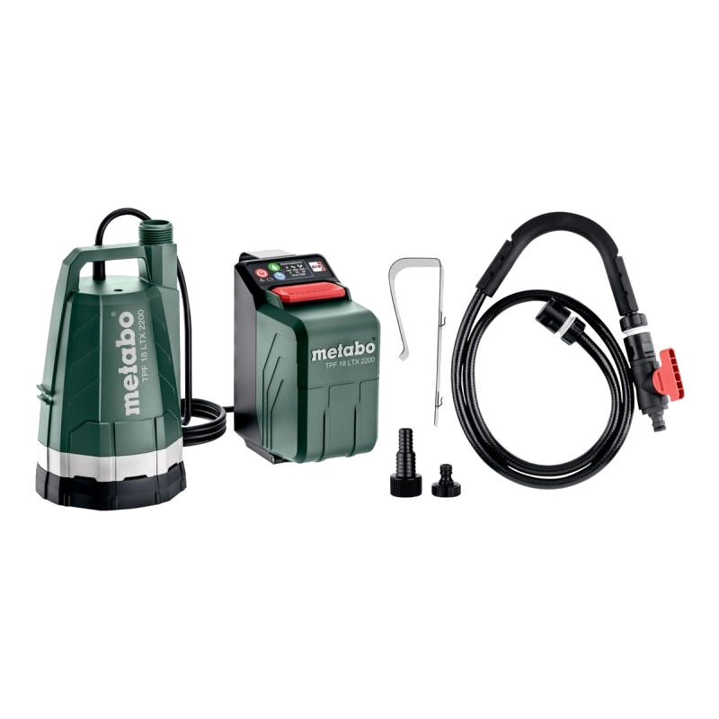 Акумуляторний занурювальний насос · Metabo TPF 18 LTX 2200 (601729850)