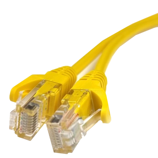 Патч-корд литий жовтий · 5е UTP RJ45 1м