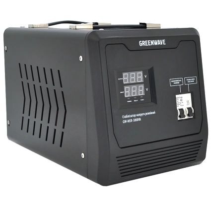 Стабілізатор напруги релейний DC140-260V, AC220 · Green Wave Mauser 3000VA (2100Вт)