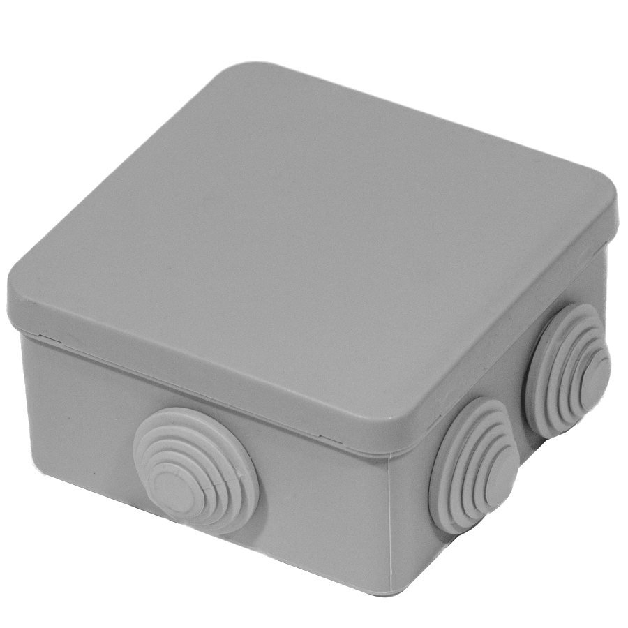 Коробка розподільча квадратна зовнішня · IP54, UEA (100х100x50)