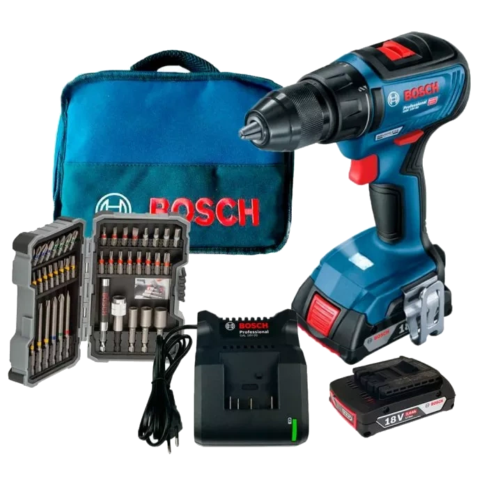 Акумуляторний дриль-шурупокрут · Bosch GSR 18V-50 Set (06019H5004)