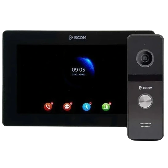 Комплект відеодомофона · BCOM BD-770FHD Black Kit