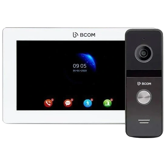 Комплект відеодомофона · BCOM BD-770FHD White Kit