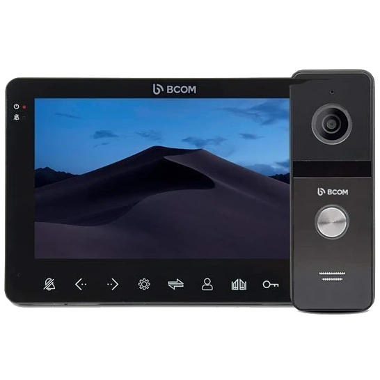 Комплект відеодомофона · BCOM BD-780FHD Black Kit
