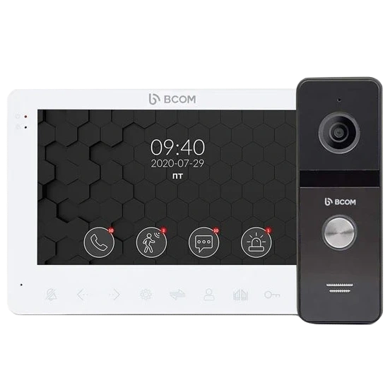 Комплект відеодомофона · BCOM BD-780FHD White Kit