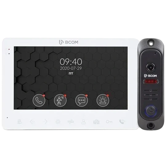 Комплект відеодомофона · BCOM BD-780M White Kit