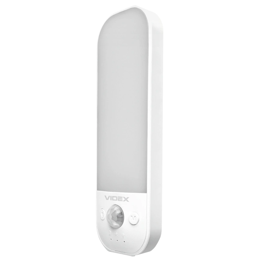 Світильник LED акумуляторний з датчиком руху · VIDEX VL-NL014W-S