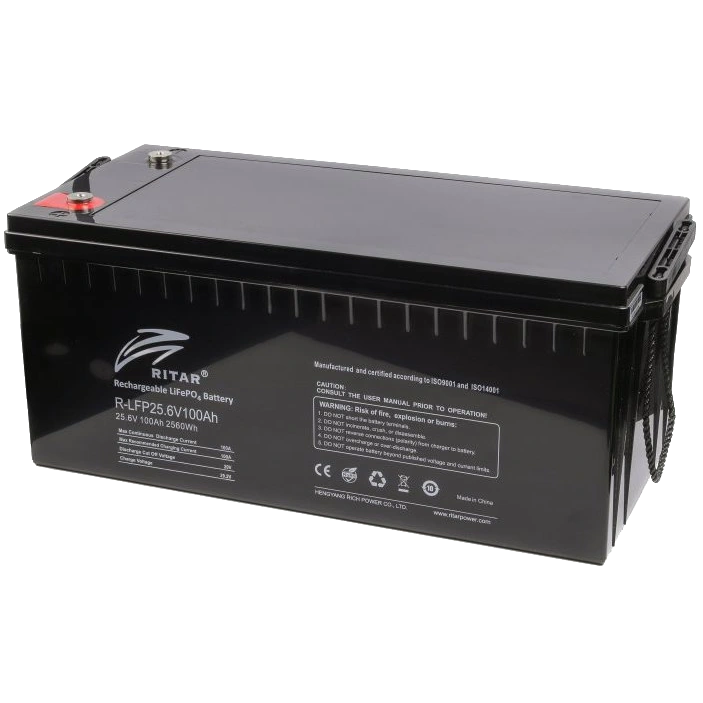 Акумуляторна батарея з bluetooth · Ritar LFP25.6V100AH
