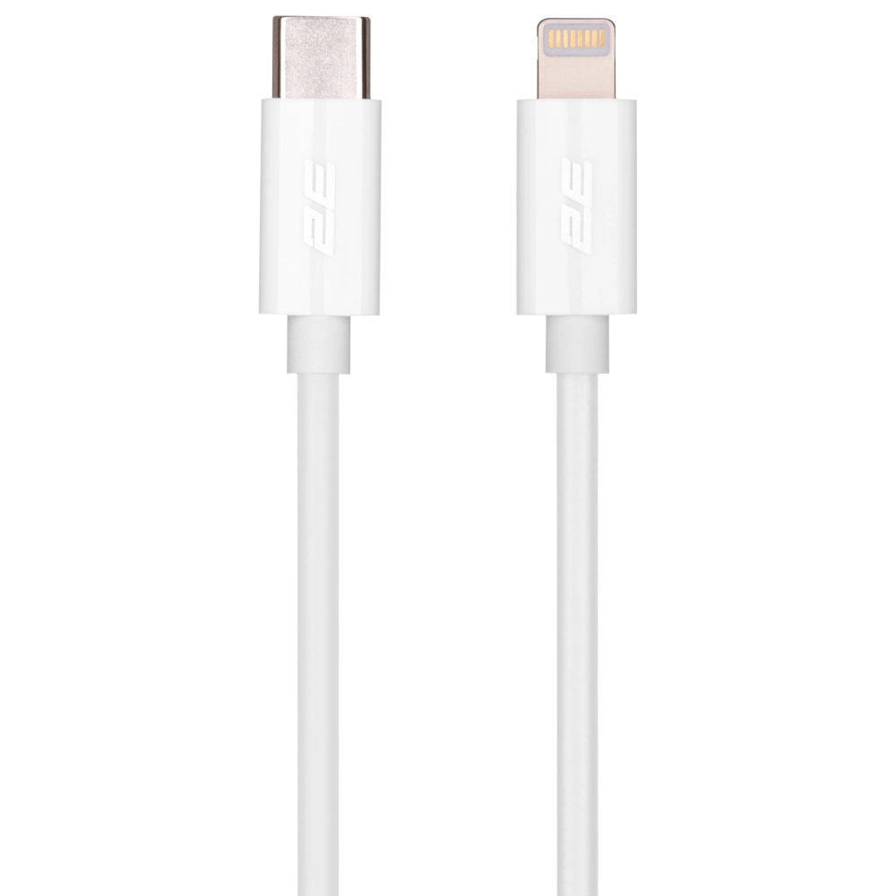 Кабель заряджання/синхронізації 1м білий · 2E Type-C GlowUSB-C > Lightning