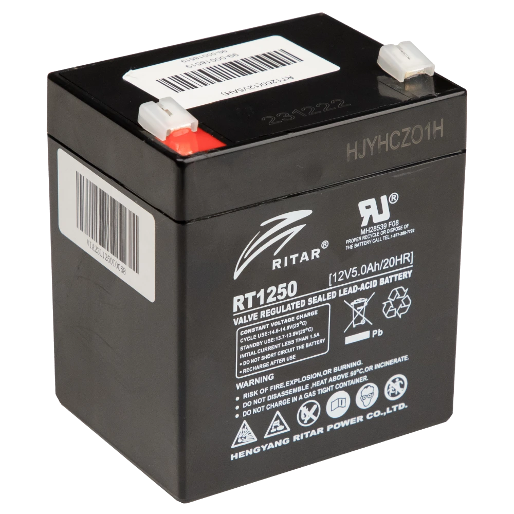 Акумуляторна батарея · Ritar RT1250(12V5AH)