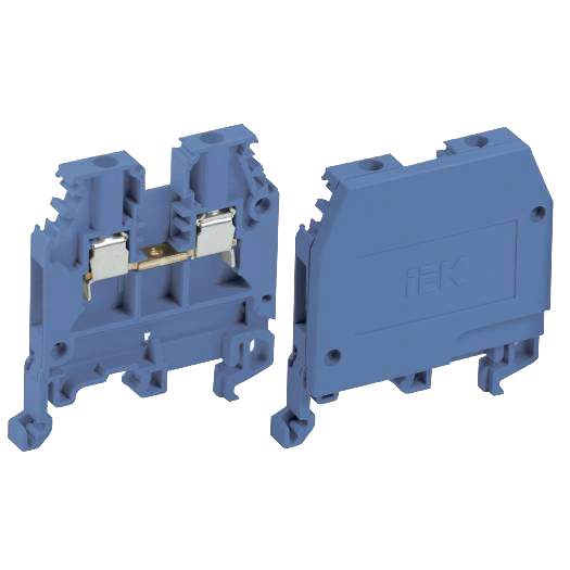 Затискач набірний синій (без маркера) · IEK ЗНИ- 2.5мм2 (JXB24А)
