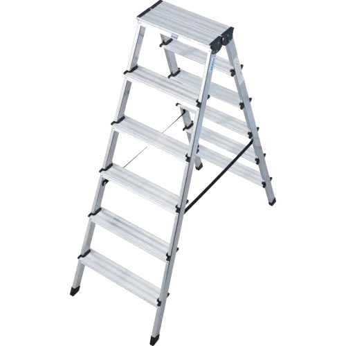 Стремянка алюмінієва двостороння · KRAUSE Dopplo 2x6 (120427)