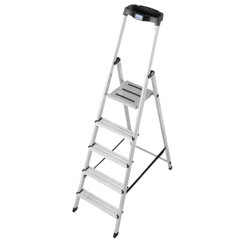 Драбина-стремянка алюмінієва 5 сх. · KRAUSE Safety (126337)