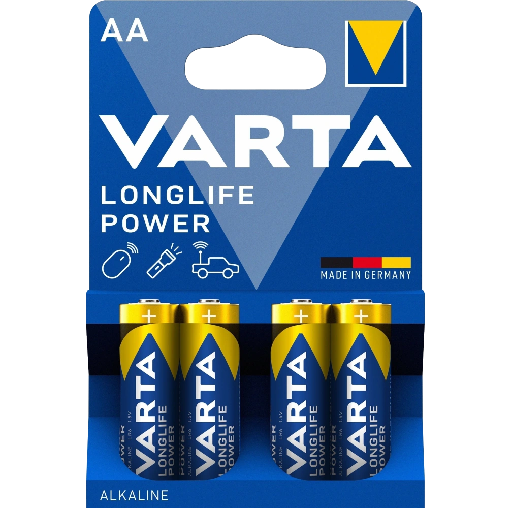 Батарейка · AA VARTA HIGH ENERGY/LONGLIFE POWER BLI 4 ALKALINE
