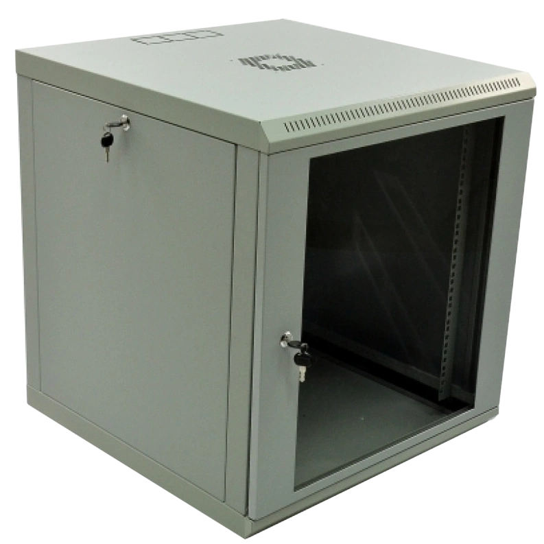 Шафа акрилове скло сірий · 12U, 600х600х640