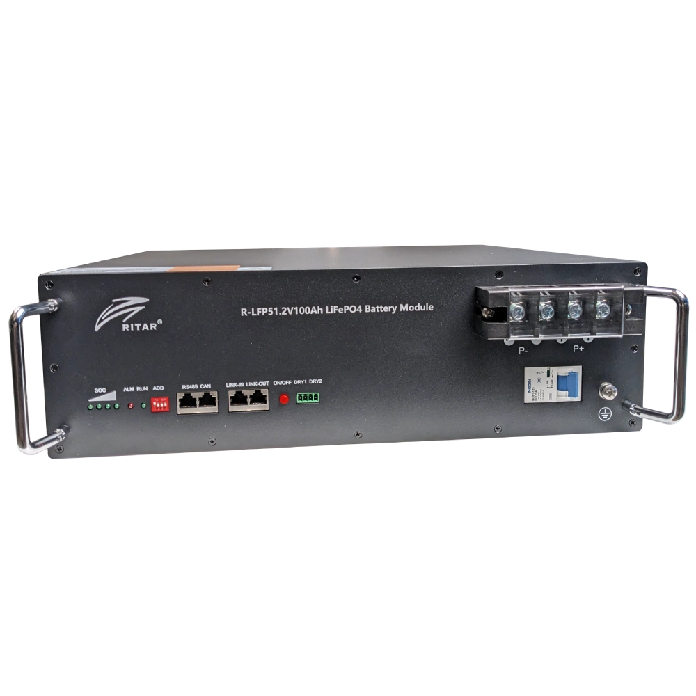 Літієва акумуляторна батарея · Ritar R-LFP51.2V100AH з bluetooth
