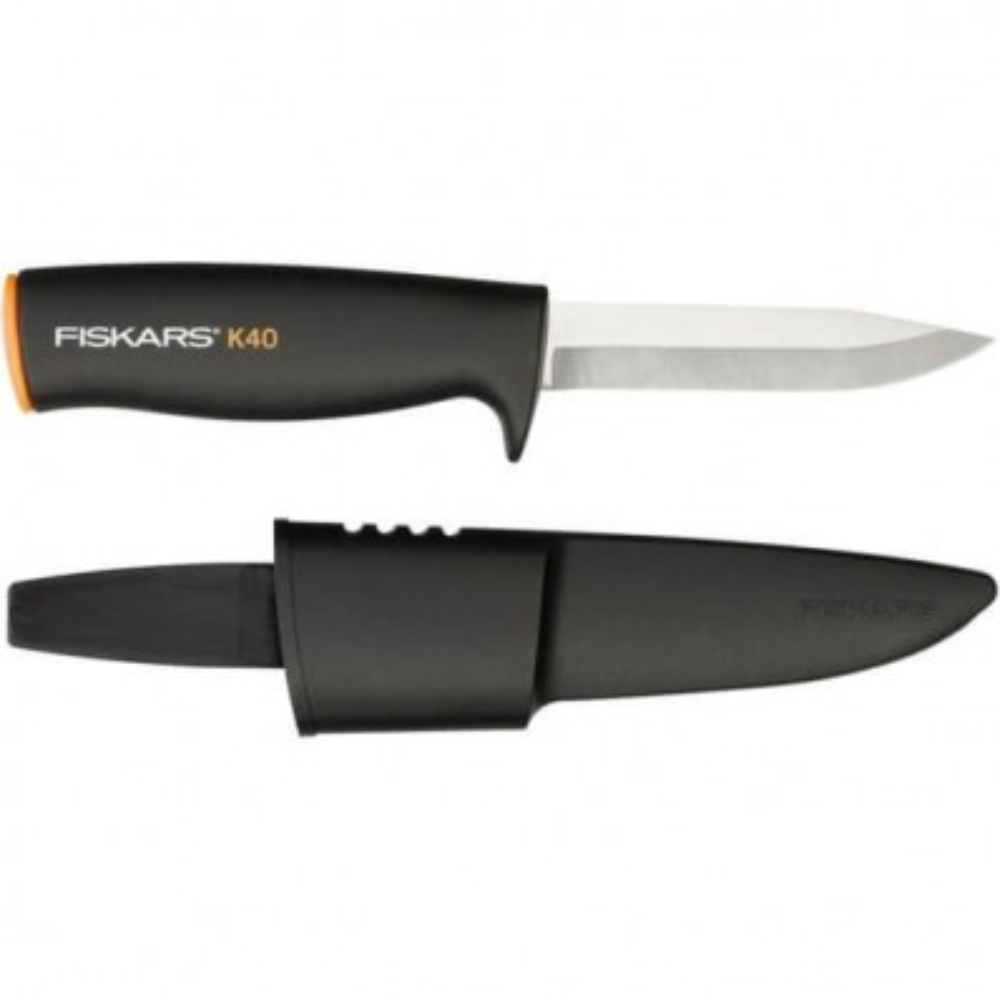 Ніж загального призначення з чохлом · Fiskars K40 1001622