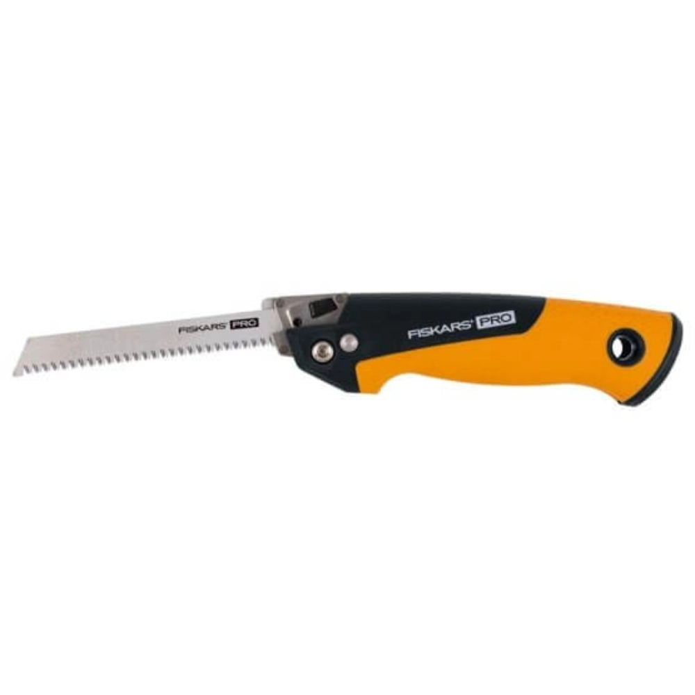 Пила універсальна складана 2 полотна (метал, дерево) 150 мм · Fiskars Pro PowerTooth 13/24 TPI (1062934)