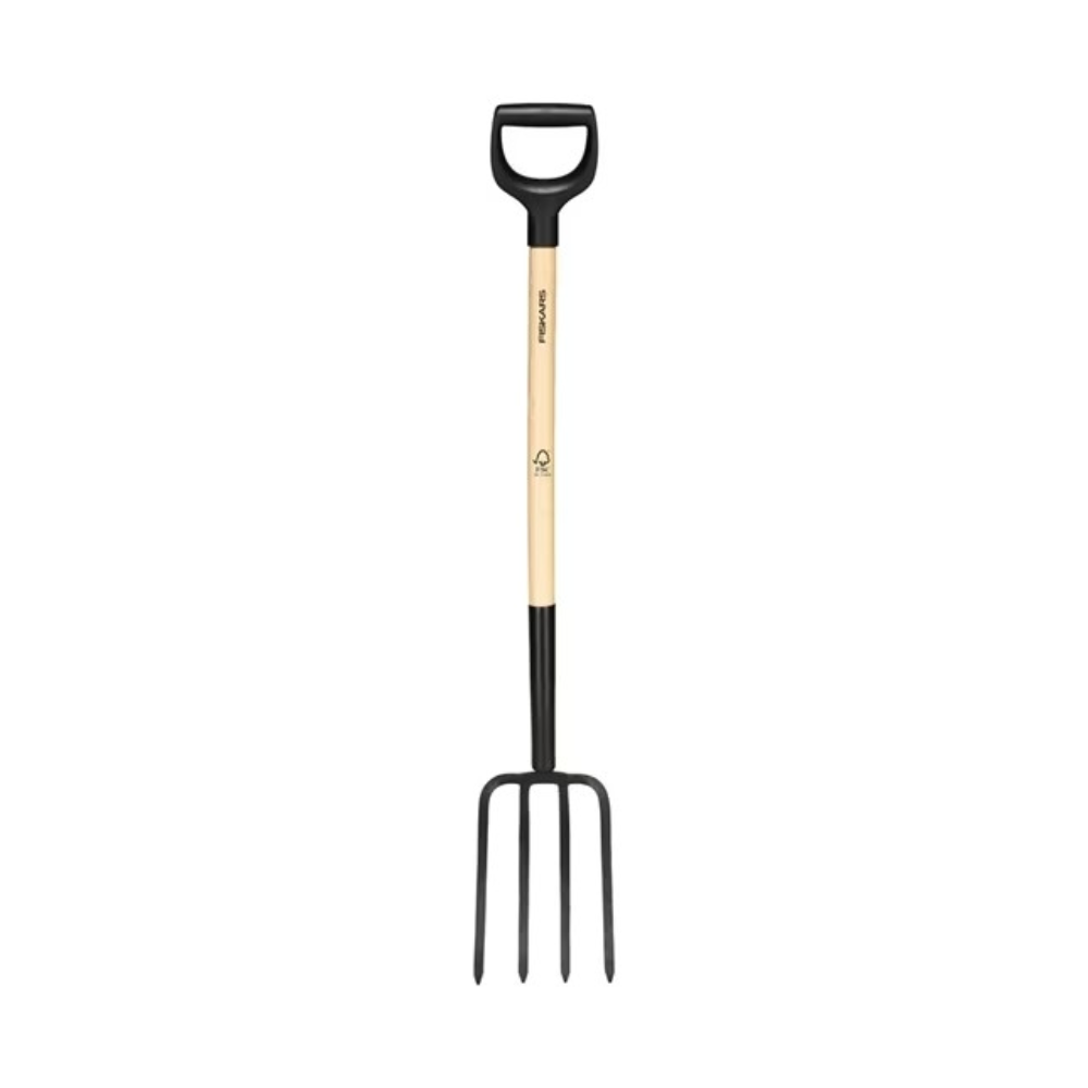 Вила садові з дерев'яною ручкою · Fiskars-Solid™-1070676