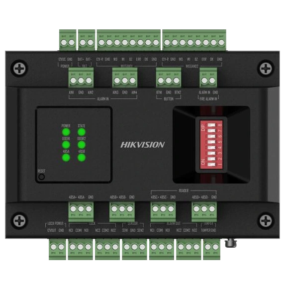 Контролер для двох дверей · Hikvision DS-K2M002X