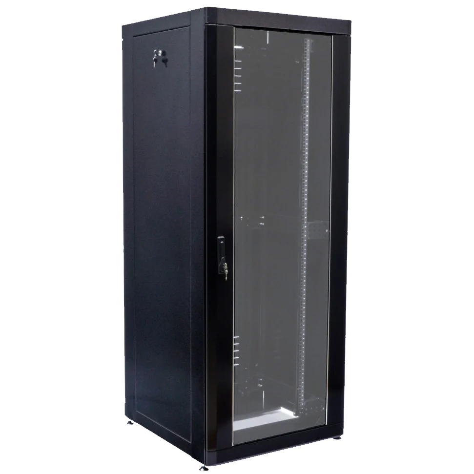 Шафа чорна · 19" 18U, 610 х 675 мм