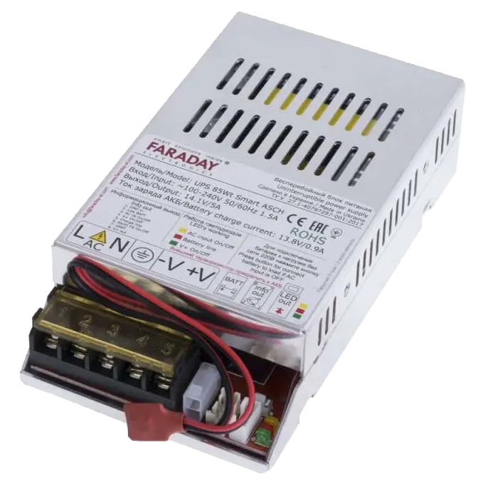Безперебійний блок живлення 12-18 А●год · Faraday Electronics 85W UPS Smart ASCH ALU