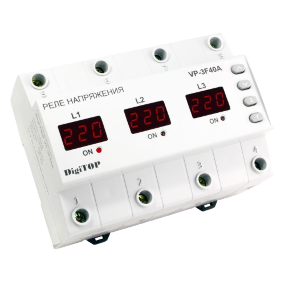 Реле напруги · VP-3F40A DigiTop