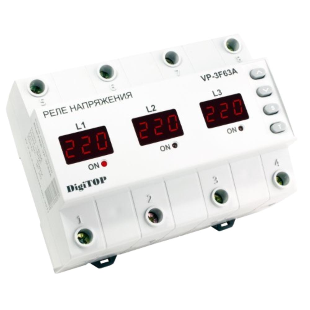 Реле напруги · VP-3F63А DigiTop