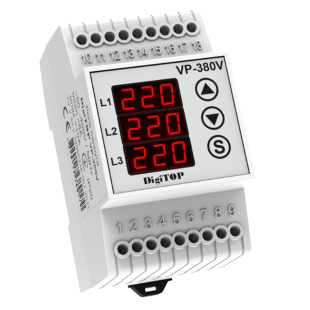 Реле напруги · VP-380V DigiTop
