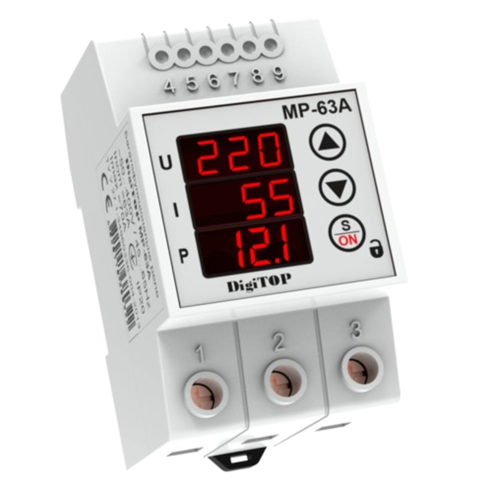 Реле напруги · DigiTop MP-63A