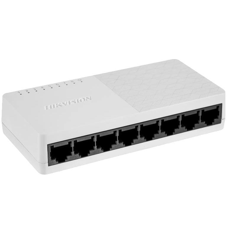Комутатор 8 портів некерований · Hikvision DS-3E0508D-O