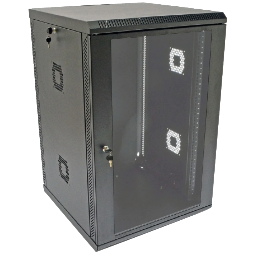 Шафа серверна 18 юнітів · 19" 18U 600х600х907 мм